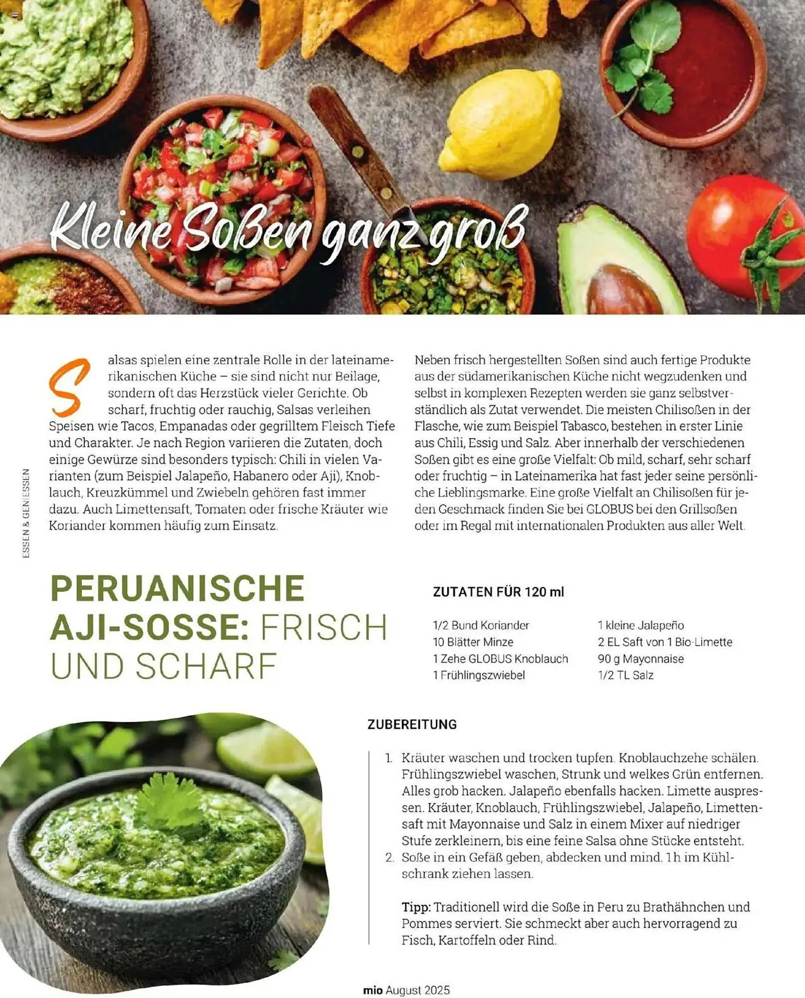 Globus Prospekt von 1. August bis 31. August 2025 - Prospekt seite 20