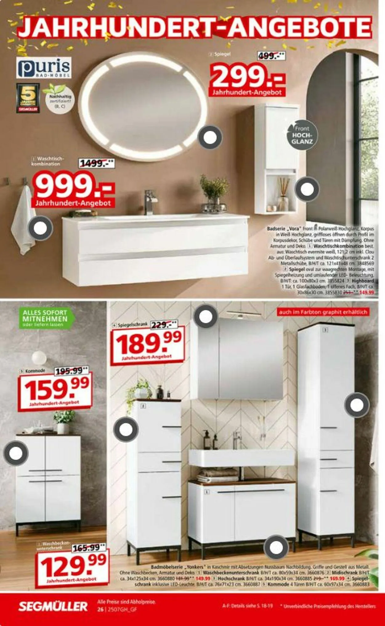 SEGMÜLLER von 19. Juli bis 2. August 2025 - Prospekt seite 44