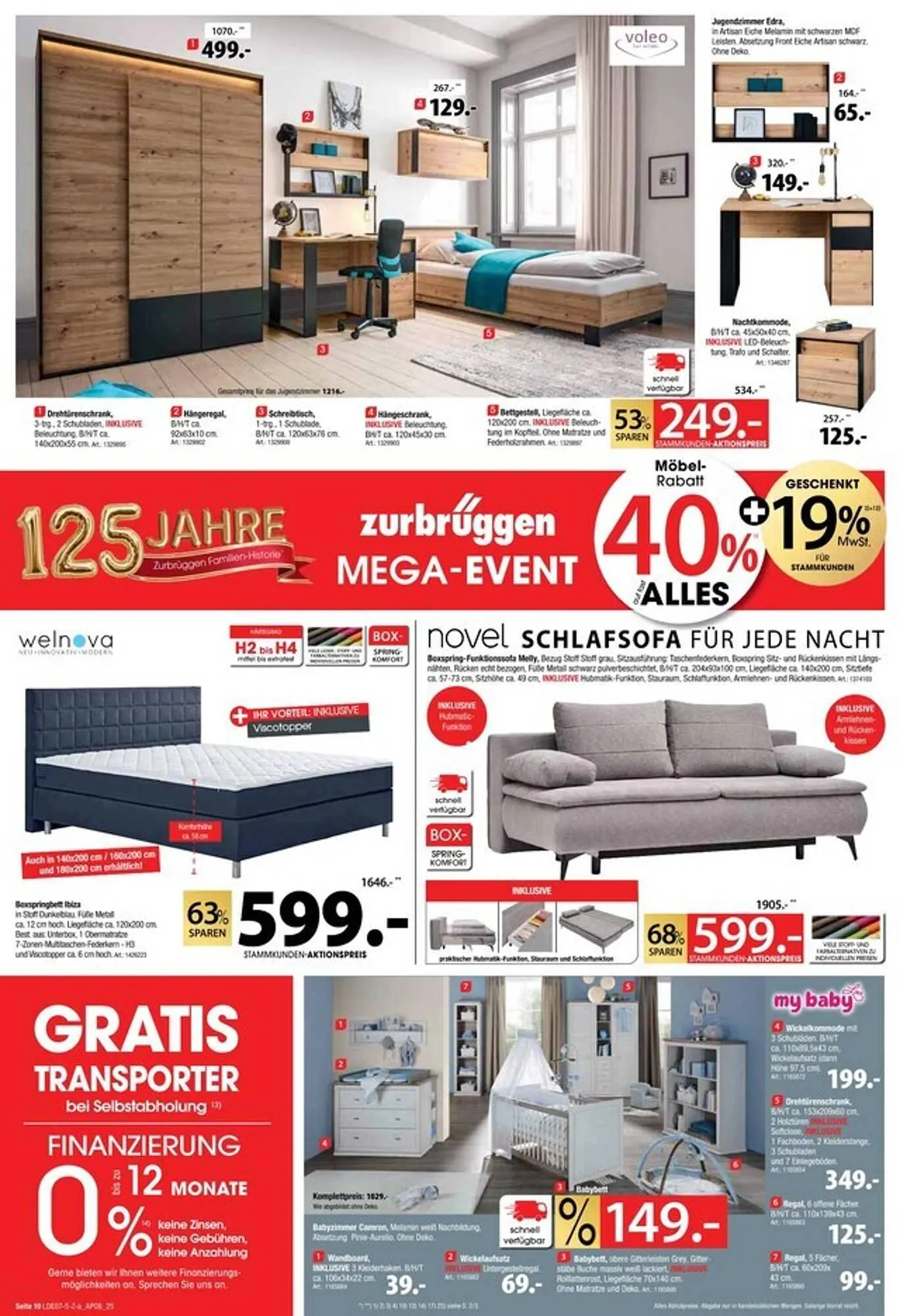 Zurbrüggen Prospekt von 19. Juli bis 2. August 2025 - Prospekt seite 10