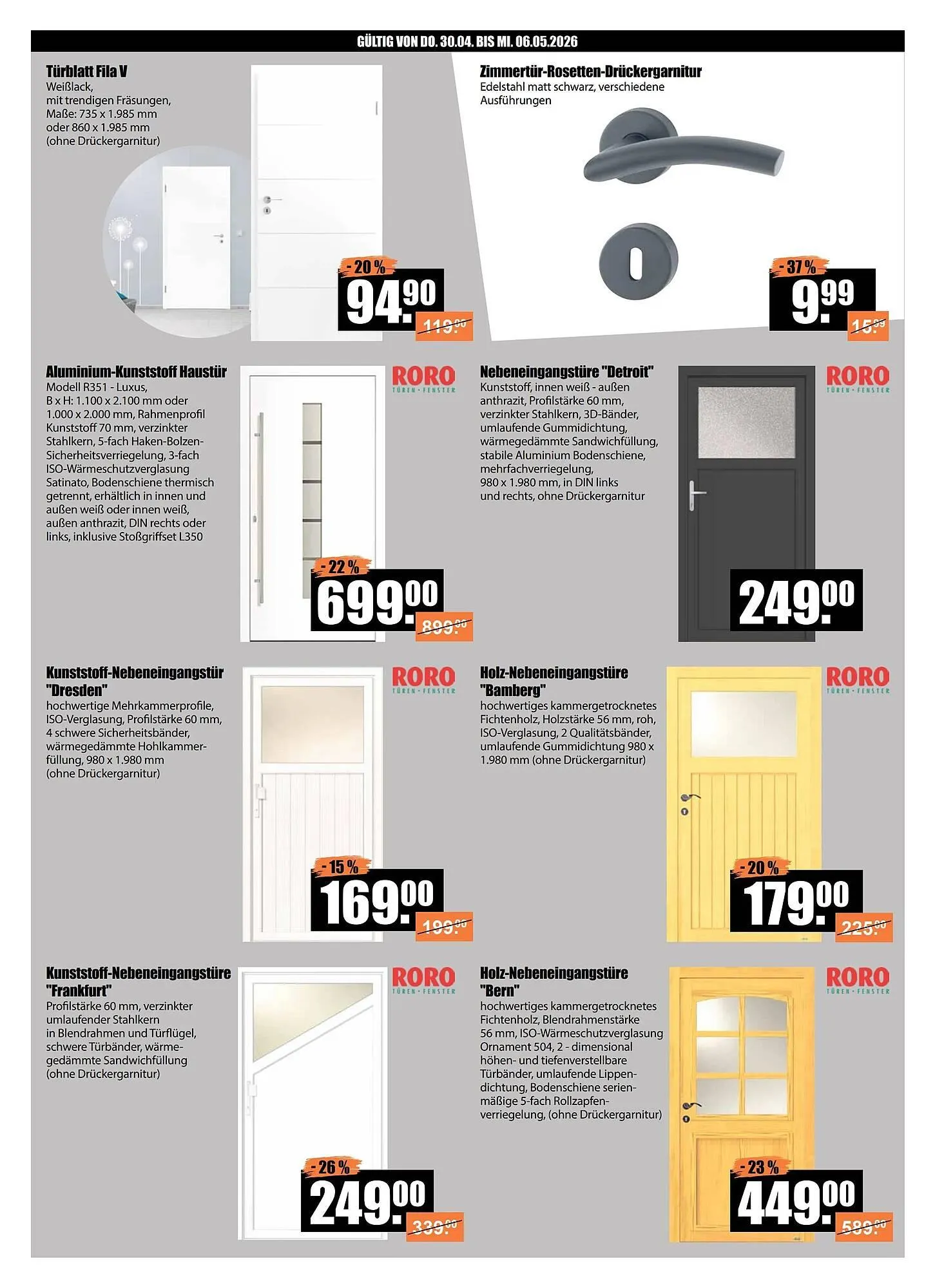 V Baumarkt Prospekt von 30. April bis 7. Mai 2026 - Prospekt seite 9
