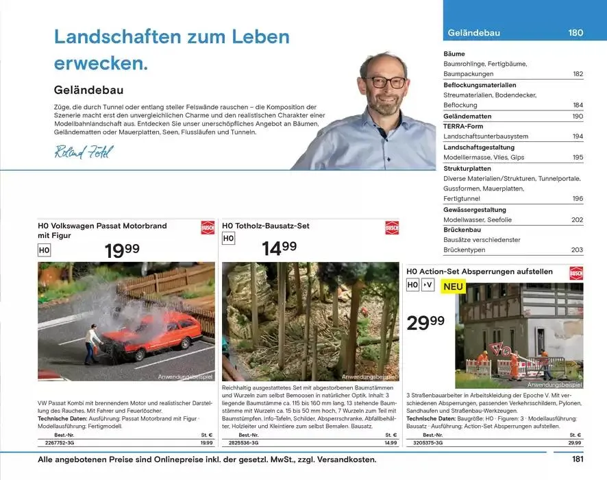 Modellbahn Katalog von 29. Oktober bis 31. Dezember 2025 - Prospekt seite 183
