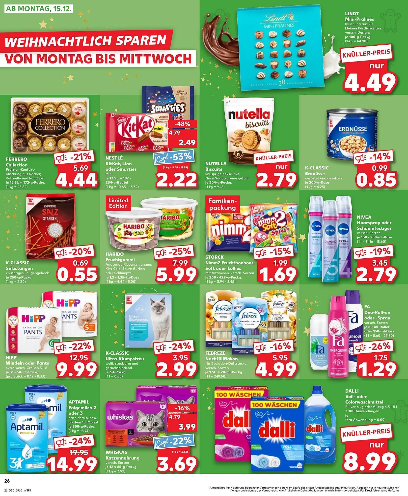 Kaufland Prospekt von 11. Dezember bis 17. Dezember 2025 - Prospekt seite 26