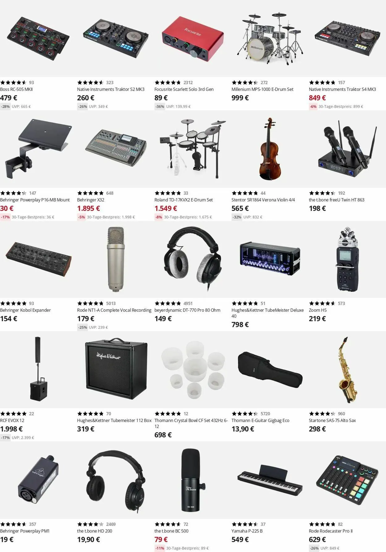 Thomann Aktueller Prospekt von 9. Juni bis 18. Juni 2025 - Prospekt seite 6