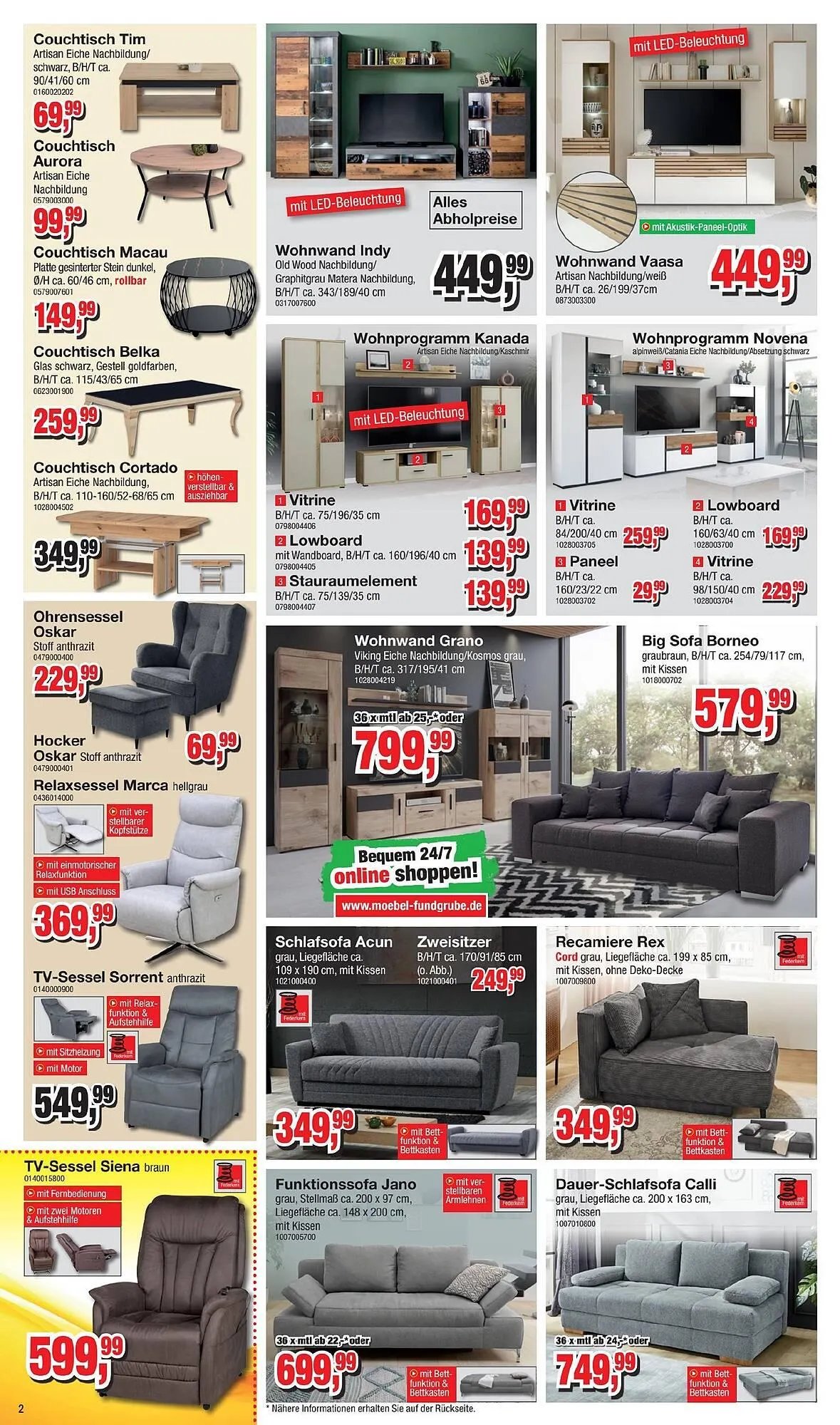 Möbelfundgrube Prospekt von 8. Mai bis 21. Mai 2025 - Prospekt seite 2