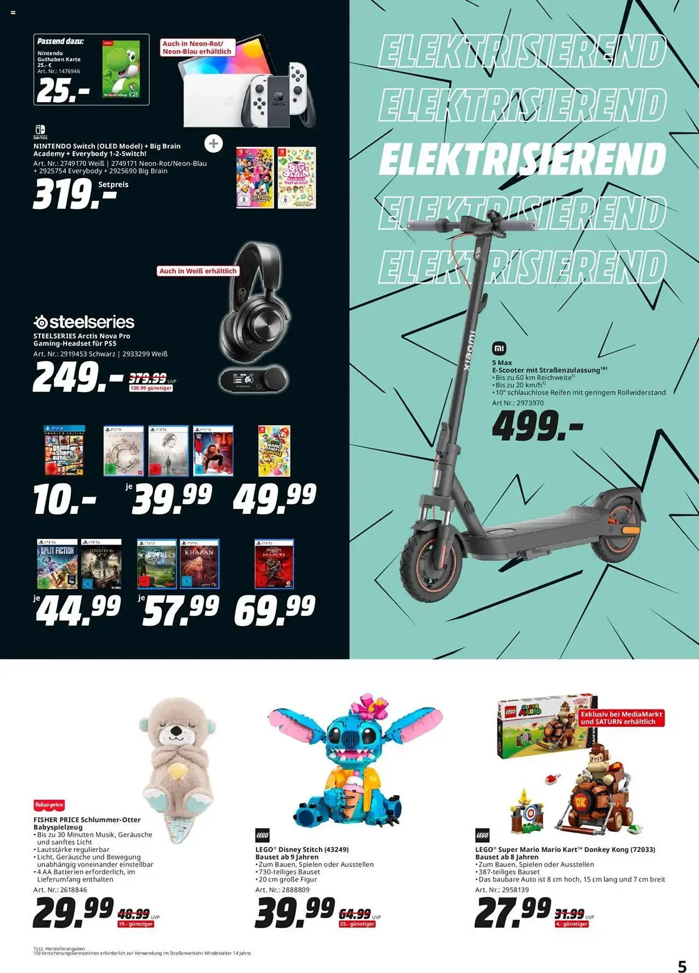 Saturn Prospekt von 24. April bis 3. Mai 2025 - Prospekt seite 5