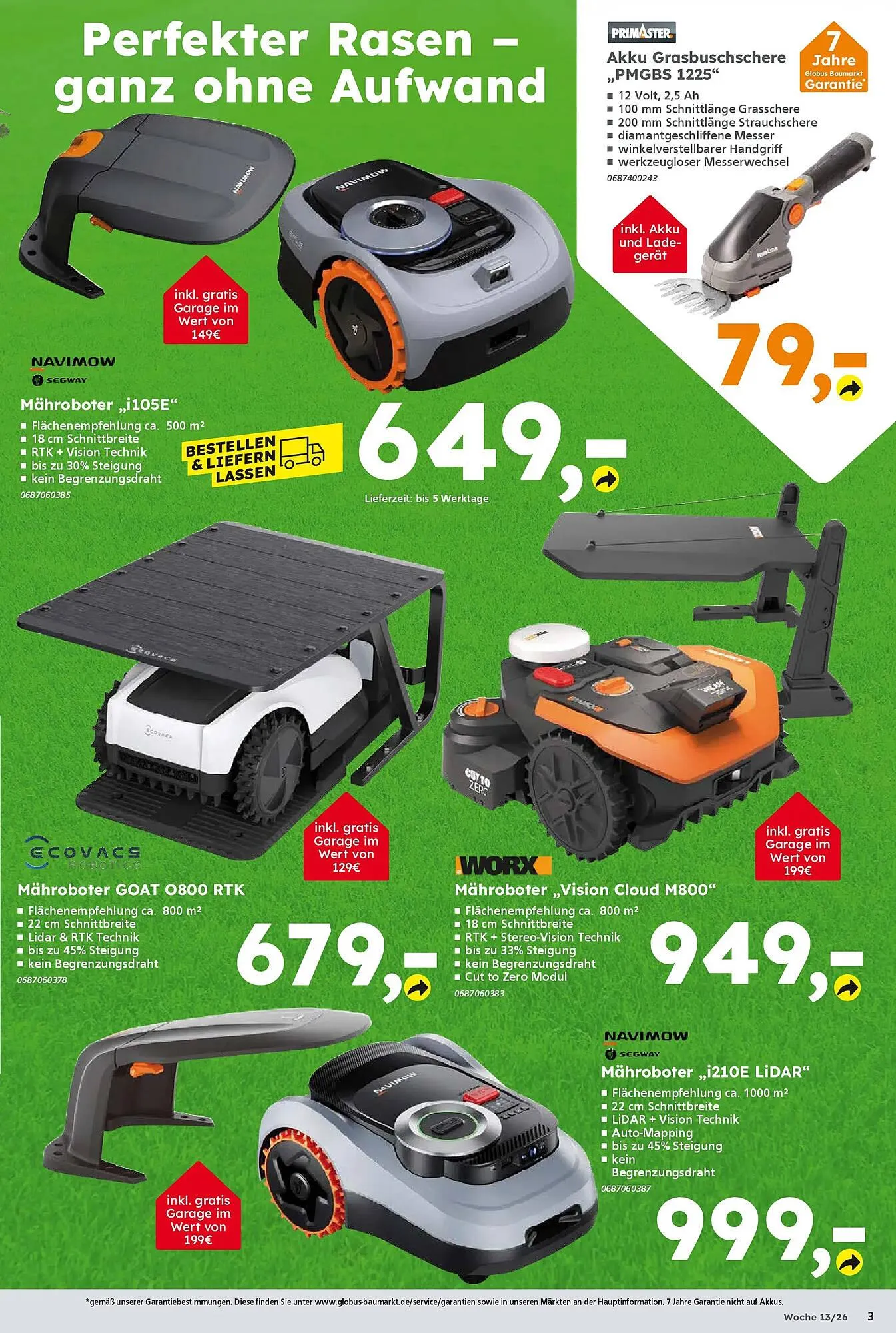 Globus Baumarkt Prospekt von 23. März bis 29. März 2026 - Prospekt seite 3