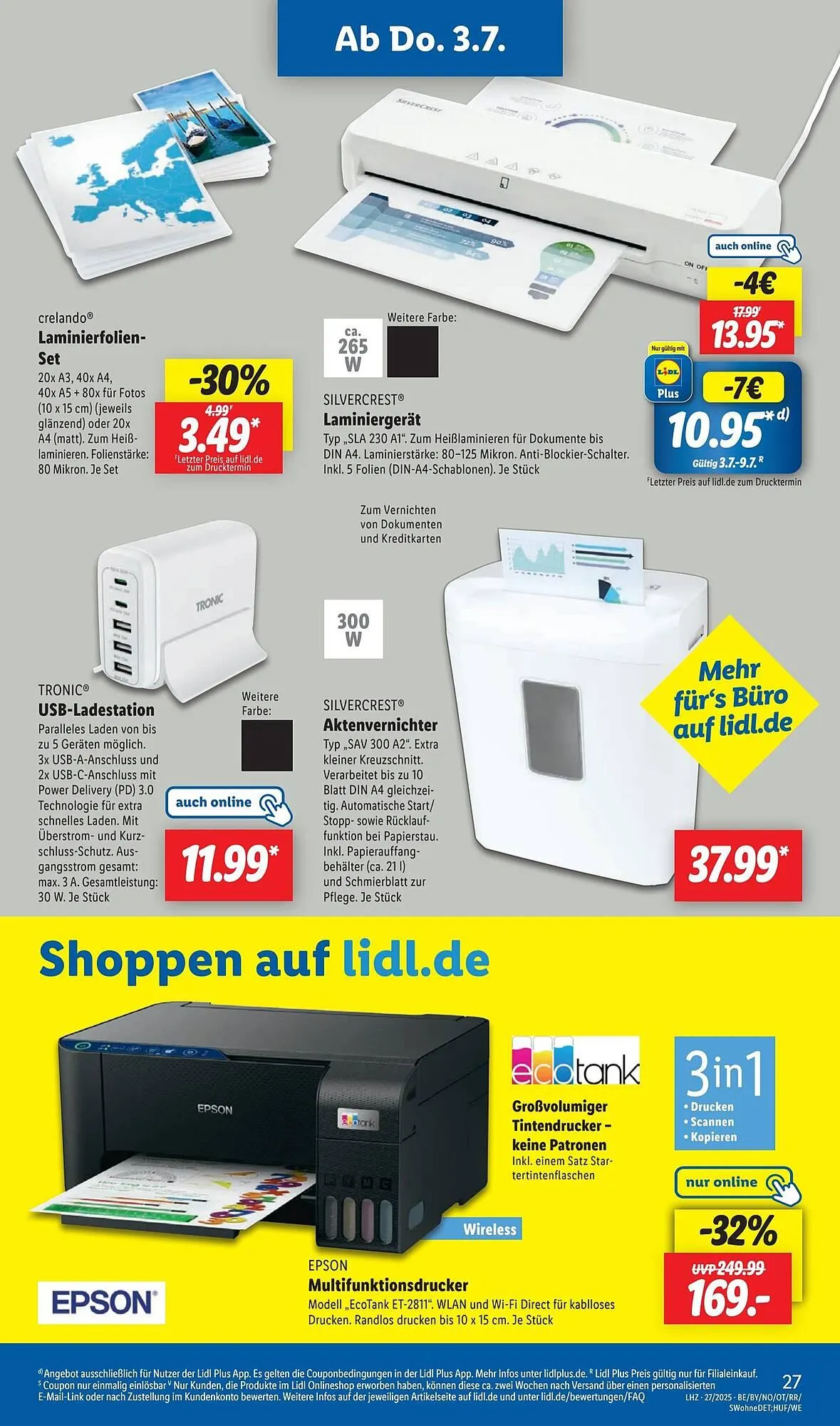 Lidl Prospekt von 30. Juni bis 6. Juli 2025 - Prospekt seite 37