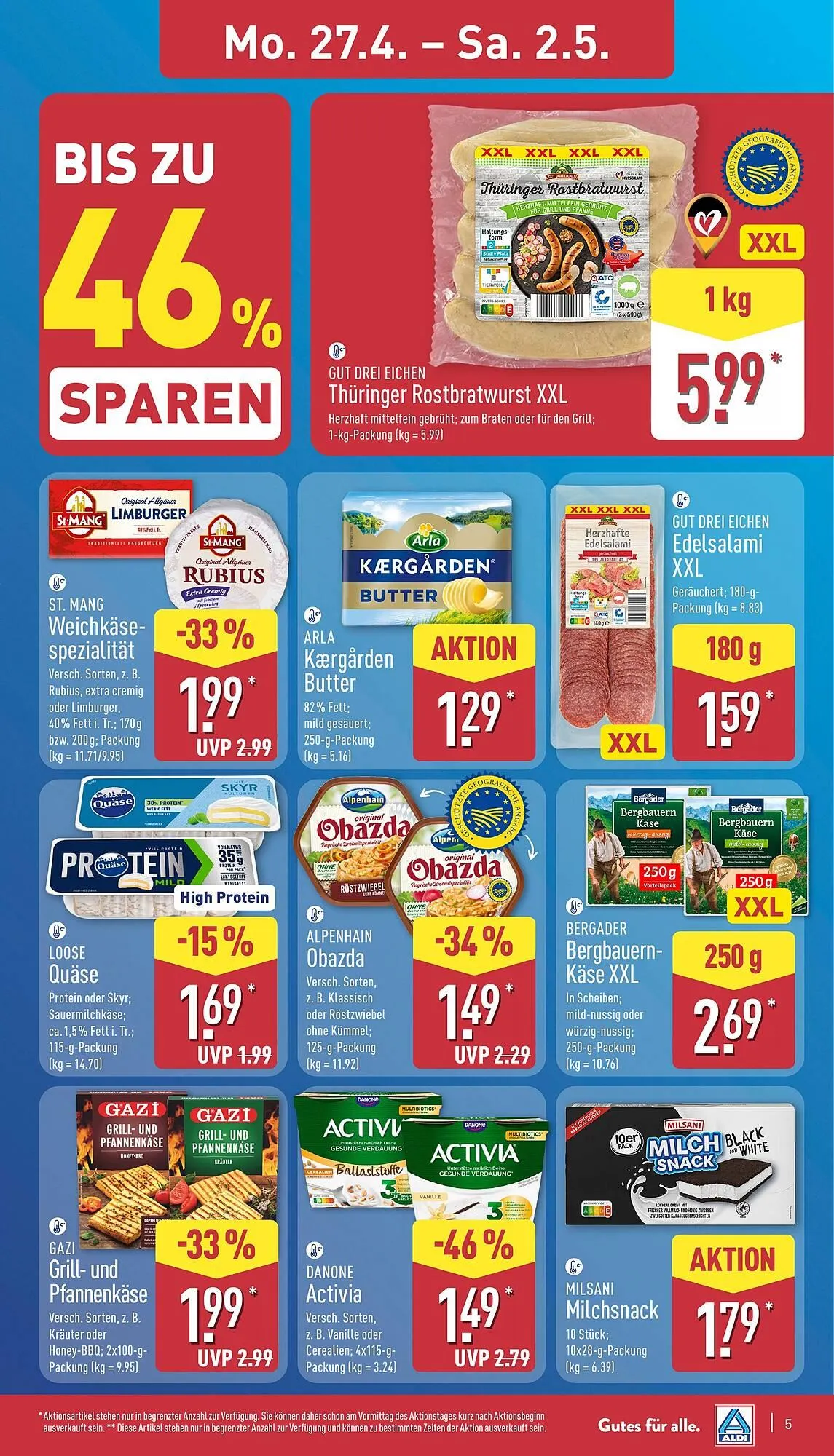 Aldi Nord Prospekt von 27. April bis 2. Mai 2026 - Prospekt seite 5