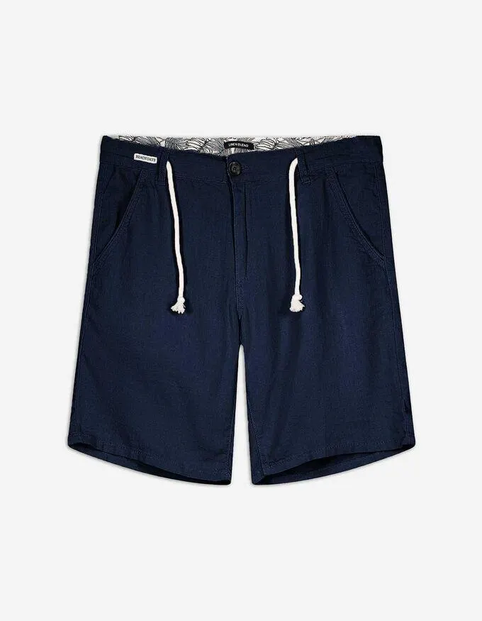 Short chino - Lin mélangé