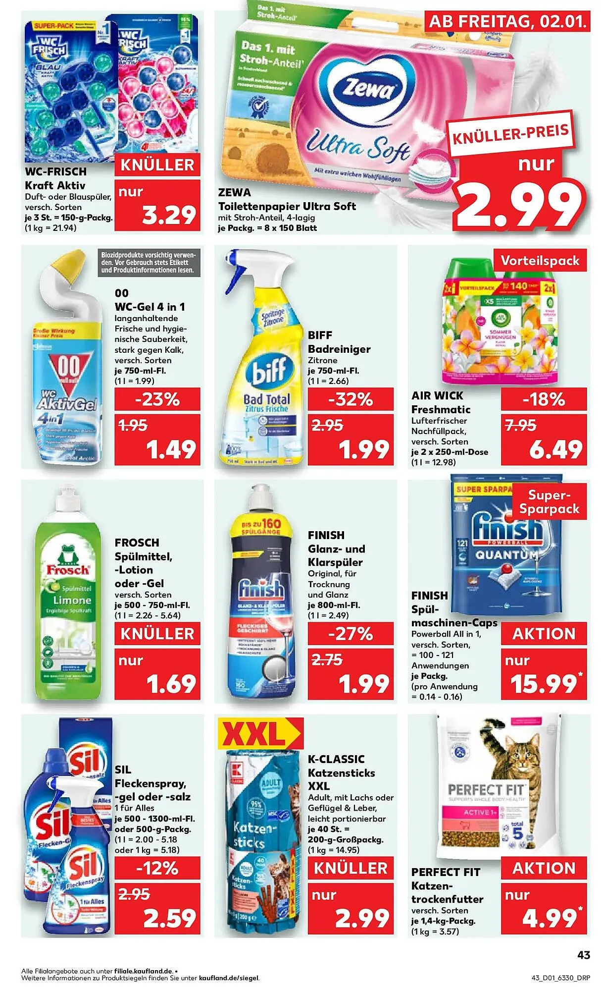 Kaufland Prospekt von 4. Januar bis 7. Januar 2026 - Prospekt seite 43