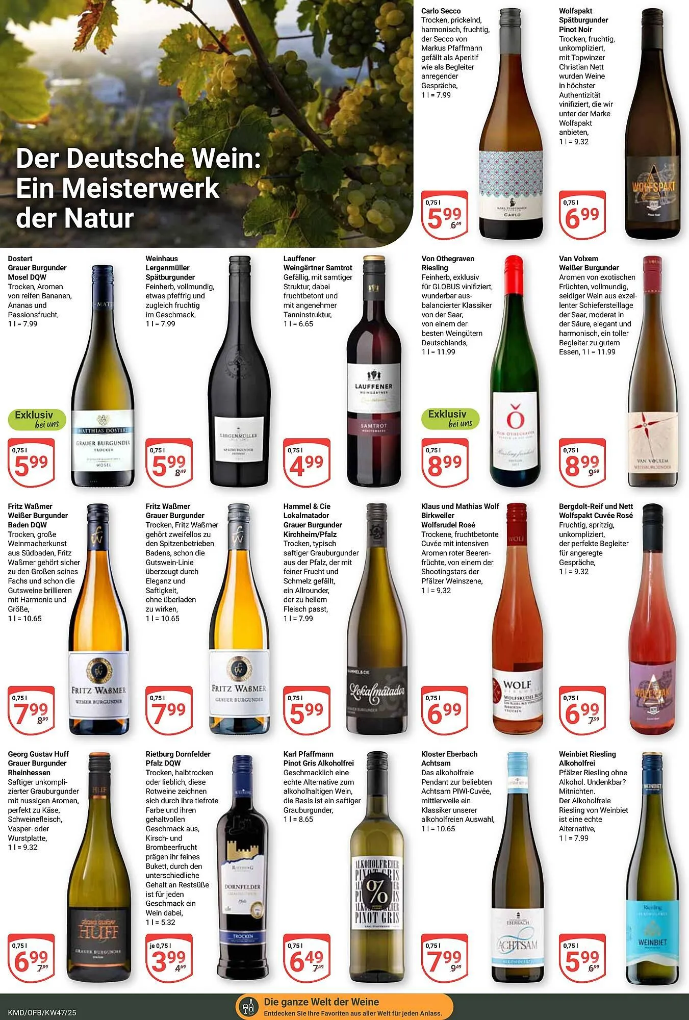 Globus Prospekt von 17. November bis 22. November 2025 - Prospekt seite 19