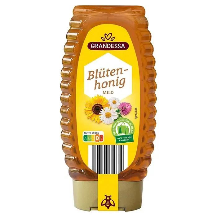 GRANDESSA Honig in der Dosierflasche 500 g, Blütenhonig