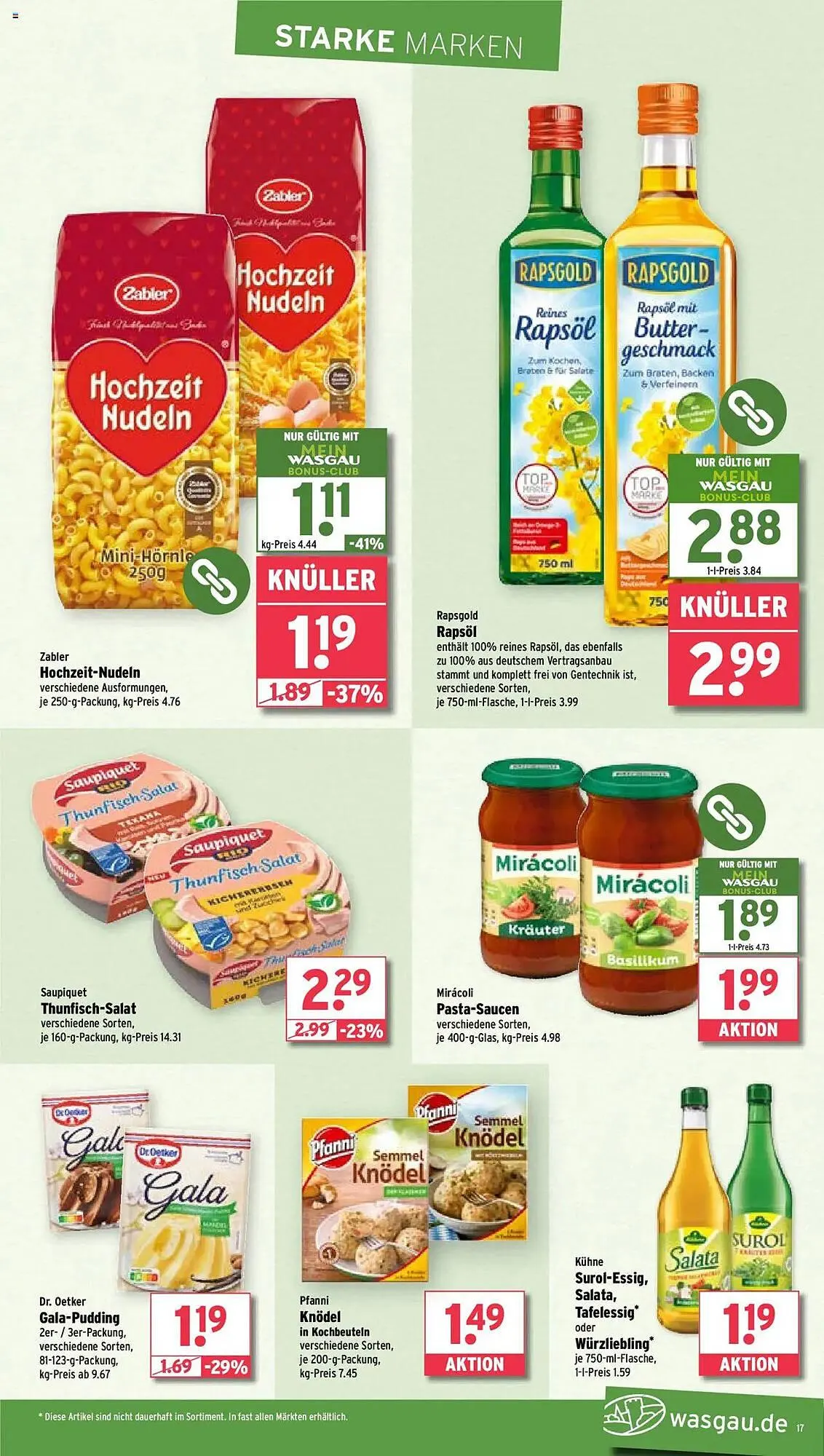 Wasgau Prospekt von 28. April bis 3. Mai 2025 - Prospekt seite 18