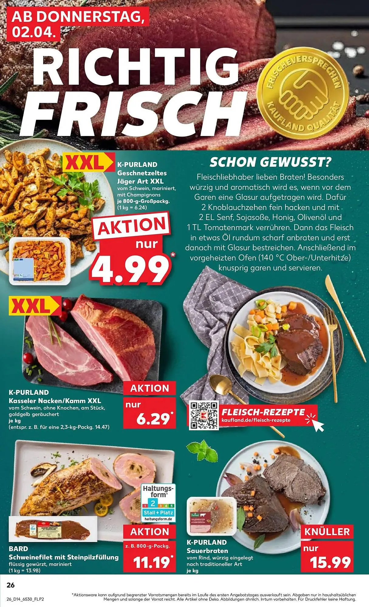 Kaufland Prospekt von 2. April bis 8. April 2026 - Prospekt seite 26