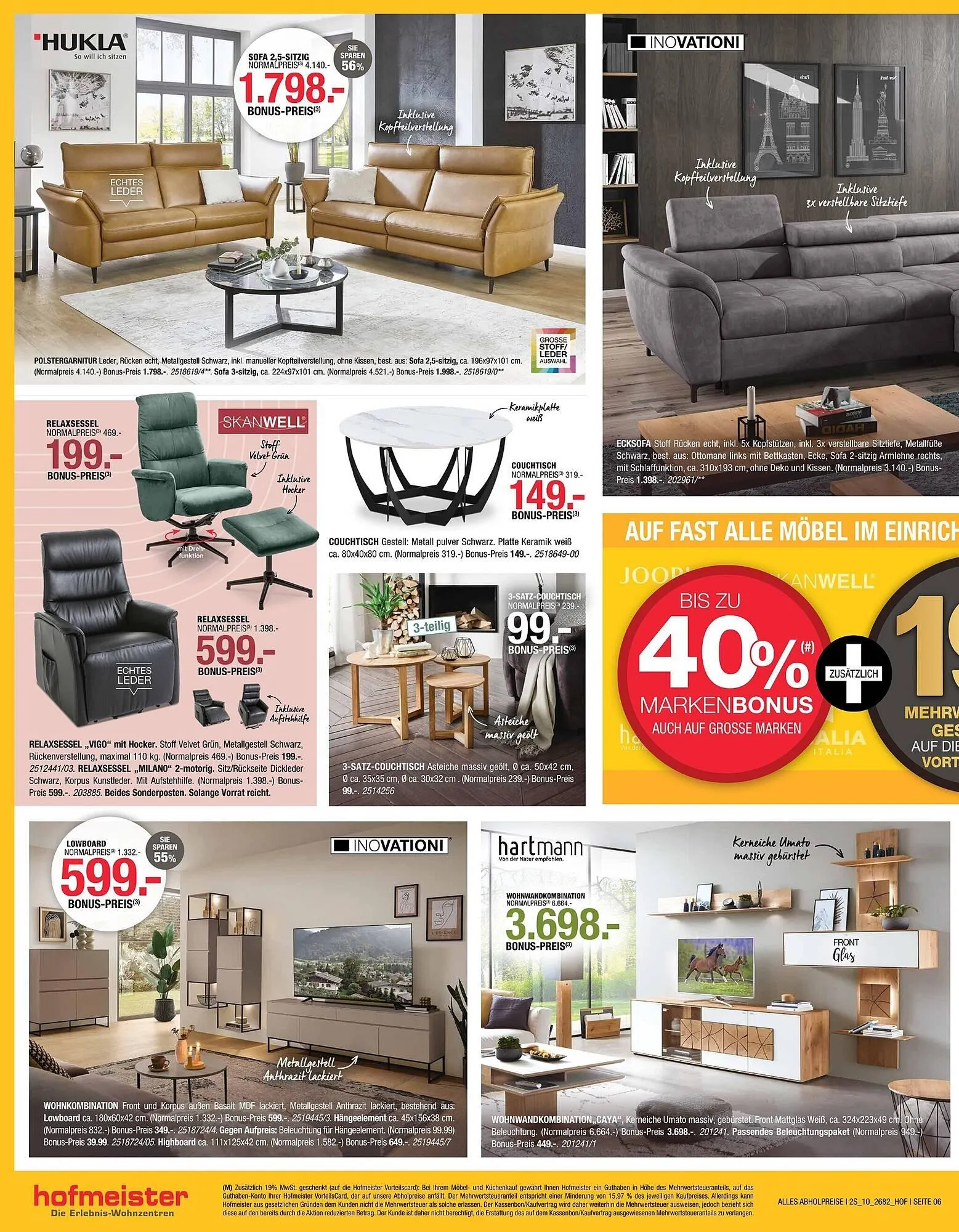 Hofmeister Prospekt von 5. März bis 25. März 2025 - Prospekt seite 6
