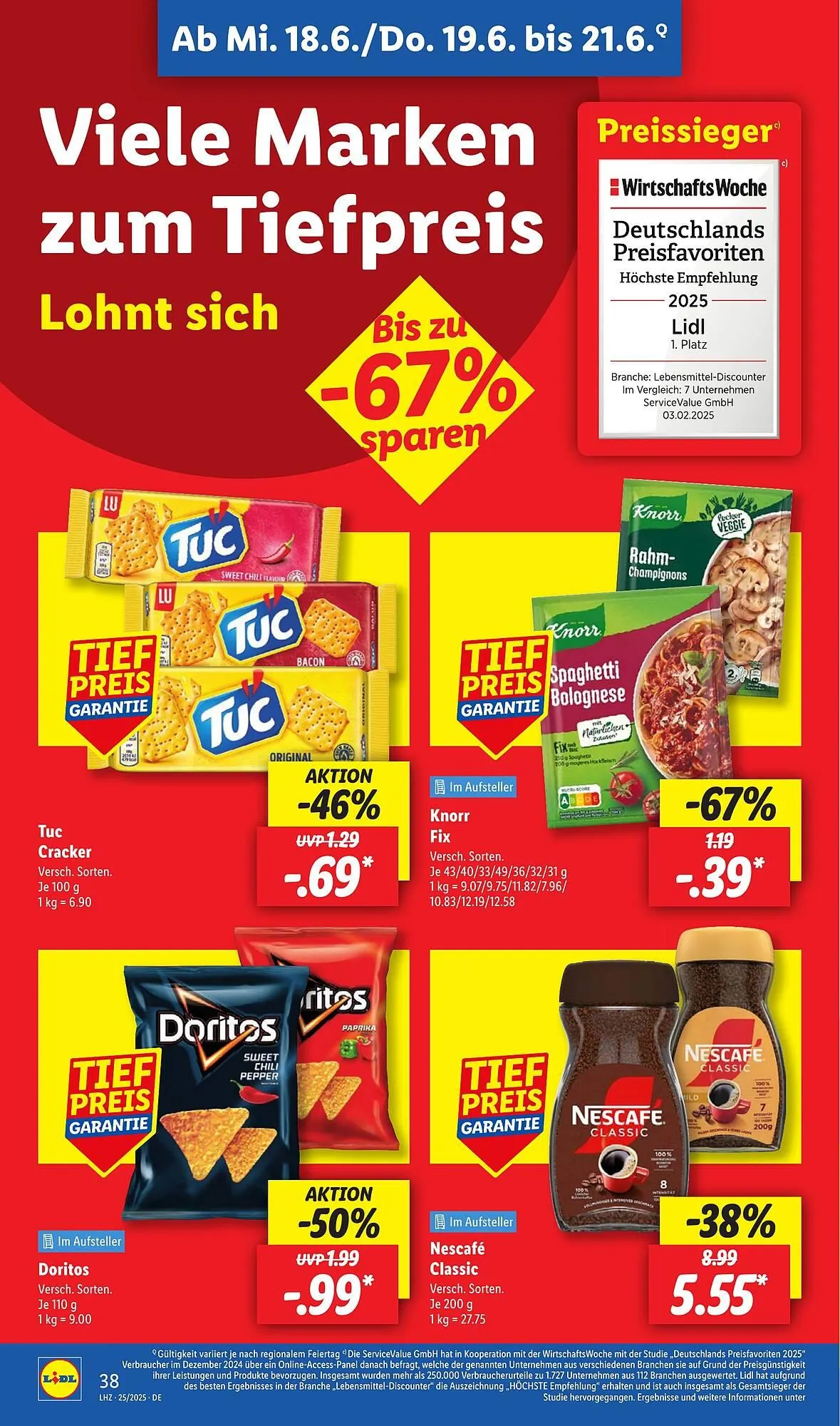 Lidl Prospekt von 23. Juni bis 28. Juni 2025 - Prospekt seite 54