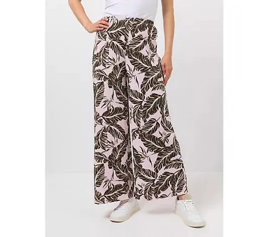 KIM & CO. Hose, lange Form Brazil Knit Jersey Rundumdehnbund weites Bein