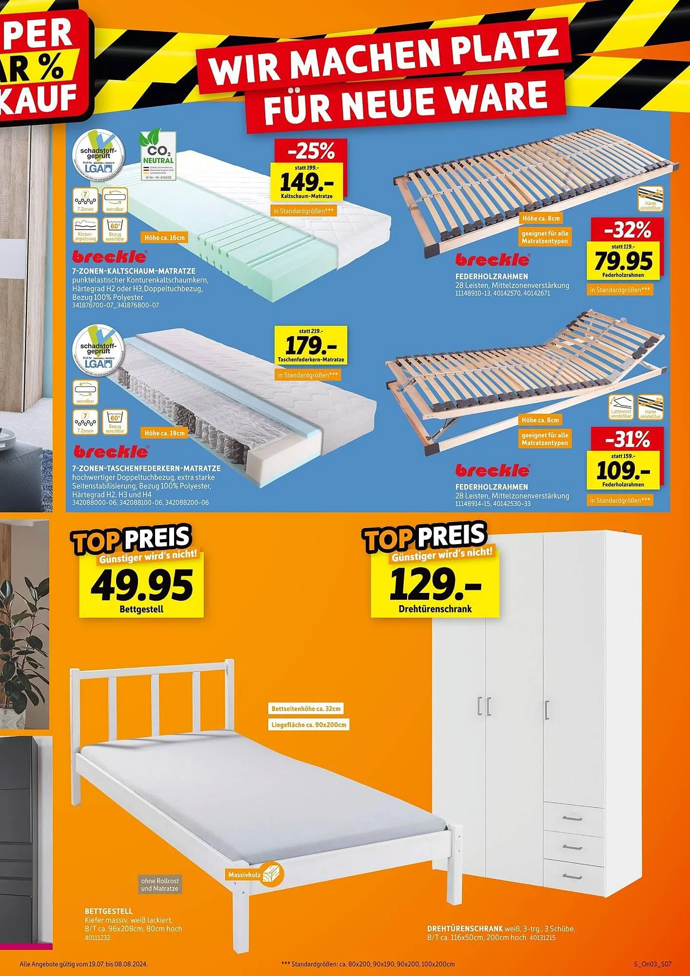 SCONTO Prospekt von 19. Juli bis 8. August 2025 - Prospekt seite 7