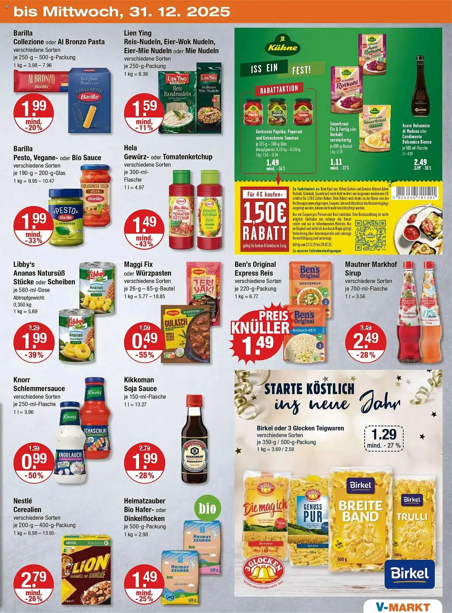 V Markt Prospekt von 27. Dezember bis 31. Dezember 2025 - Prospekt seite 7