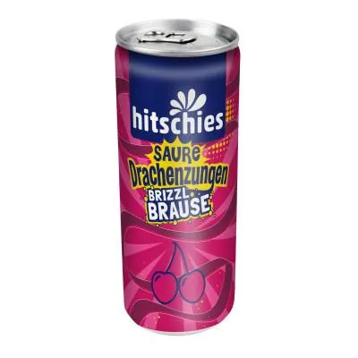 Hitschler Hitschies Saure Drachenzungen Brizzl Brause Kirsche 0,25L