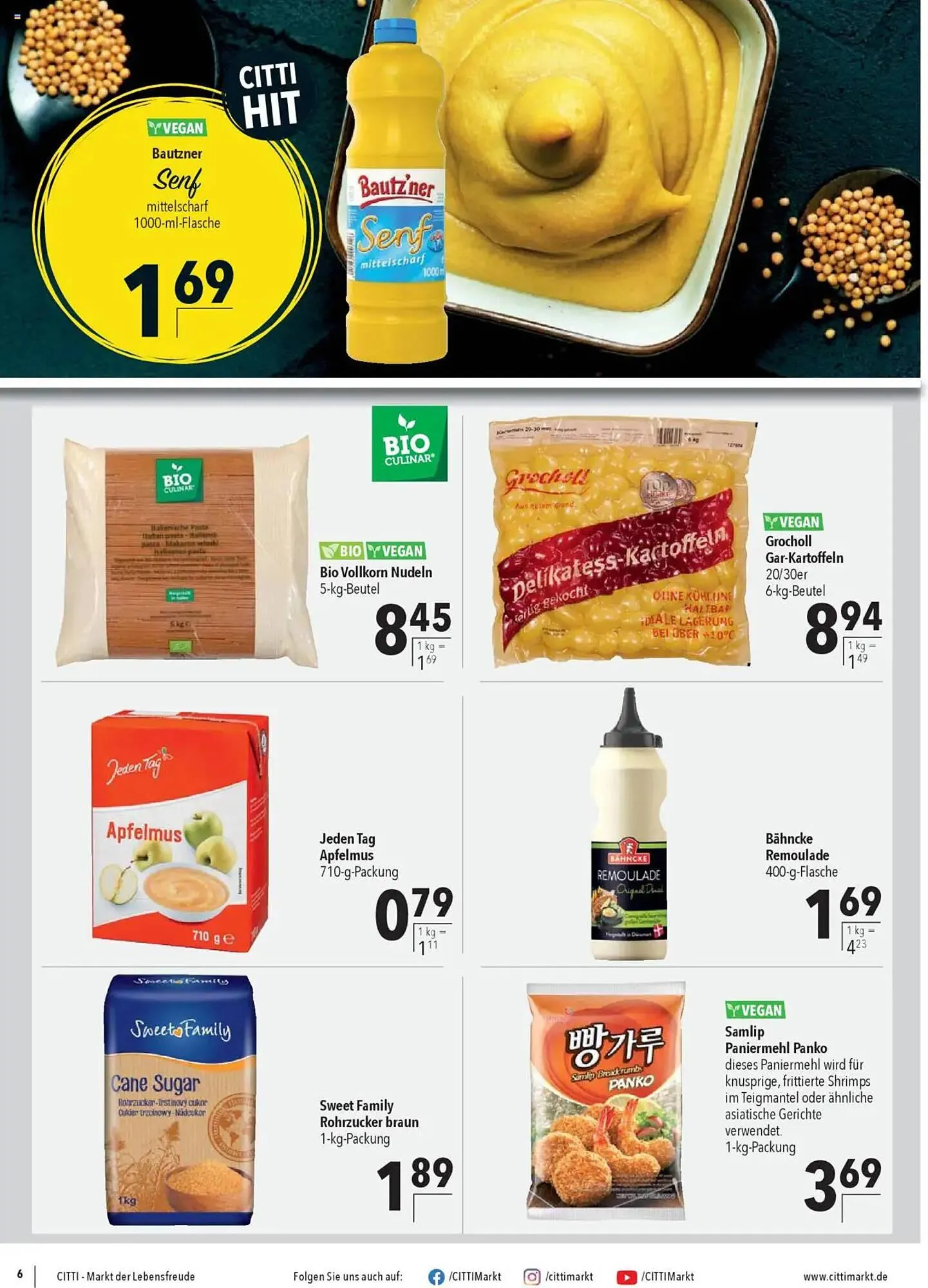 CITTI Markt Prospekt von 12. März bis 25. März 2025 - Prospekt seite 6