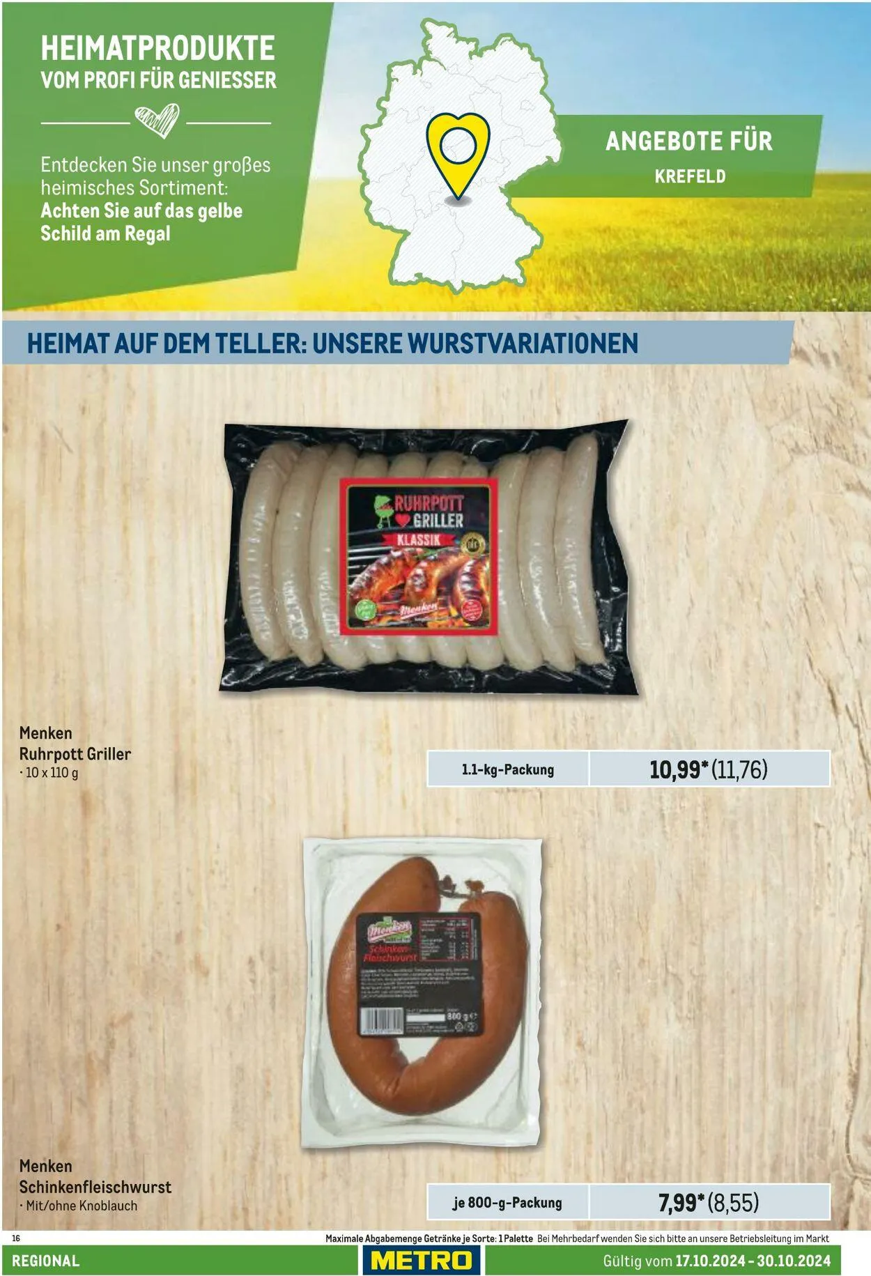 Metro Aktueller Prospekt von 10. Juli bis 24. Juli 2025 - Prospekt seite 50