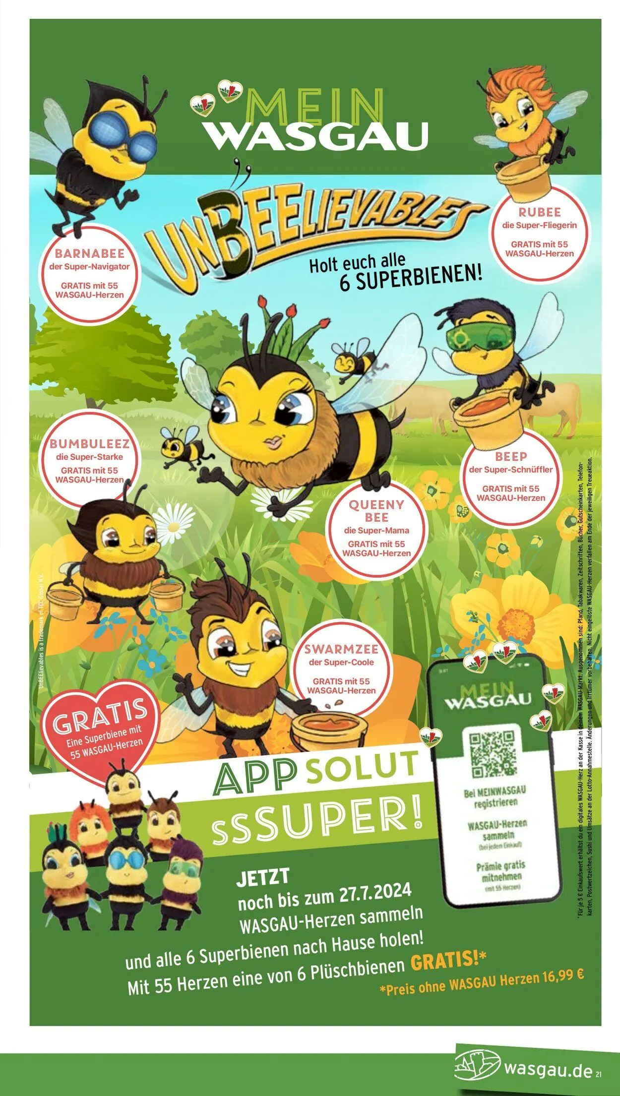 WASGAU Aktueller Prospekt von 24. August bis 7. September 2025 - Prospekt seite 21
