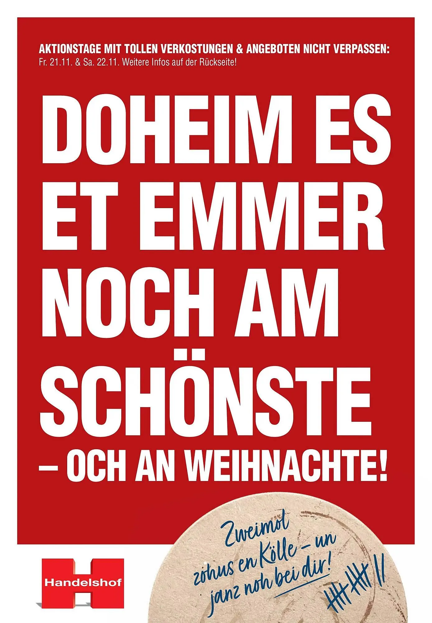 Handelshof Prospekt von 16. November bis 22. November 2025 - Prospekt seite 1