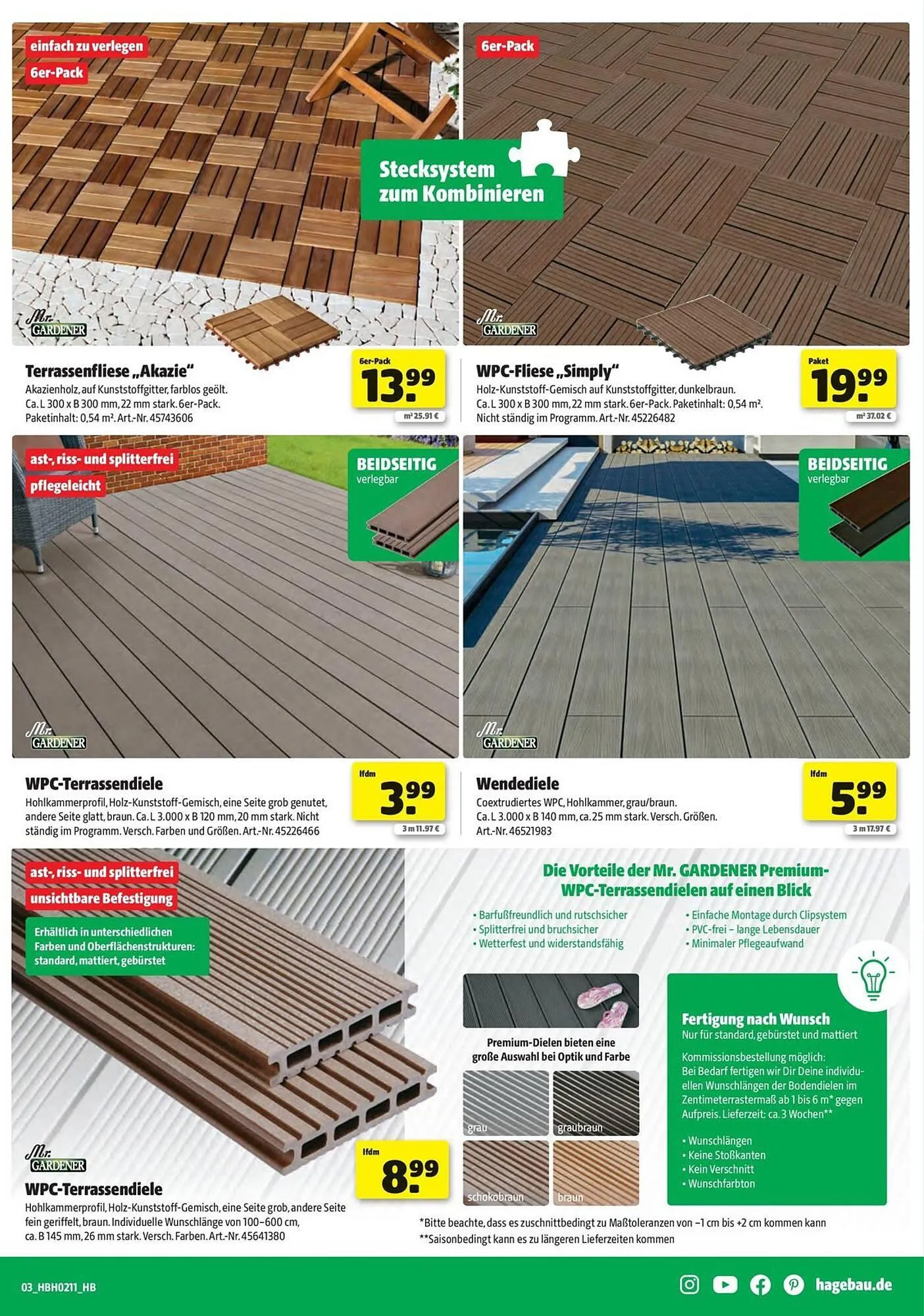 Hagebau Prospekt von 12. März bis 11. April 2026 - Prospekt seite 3