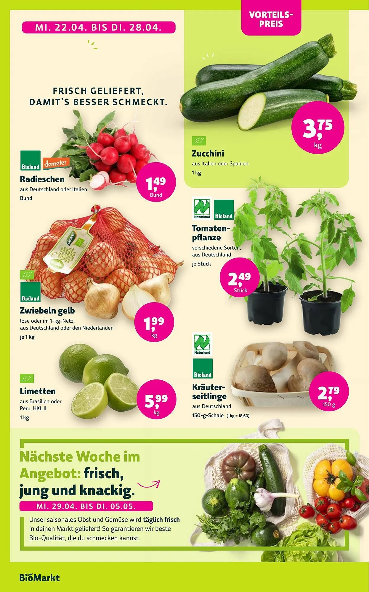 Aleco Biomarkt Prospekt von 22. April bis 5. Mai 2026 - Prospekt seite 2