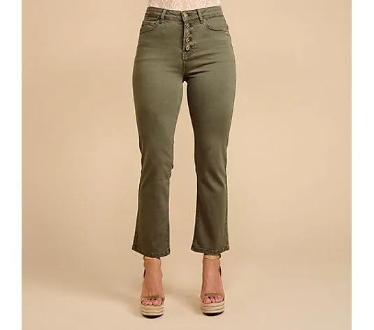 SCHIFFHAUER MUNICH® Jeans, knöchellang Las Vegas, Schlitz Teilungsnaht gerades Bein