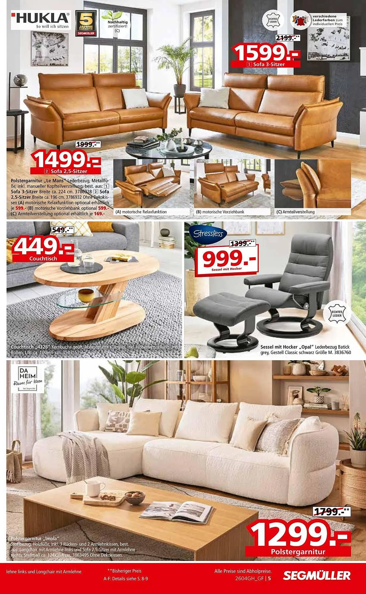 Segmüller Prospekt von 4. April bis 25. April 2026 - Prospekt seite 9