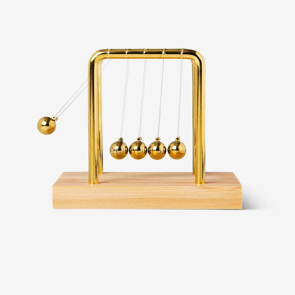 Gold Newton's cradle