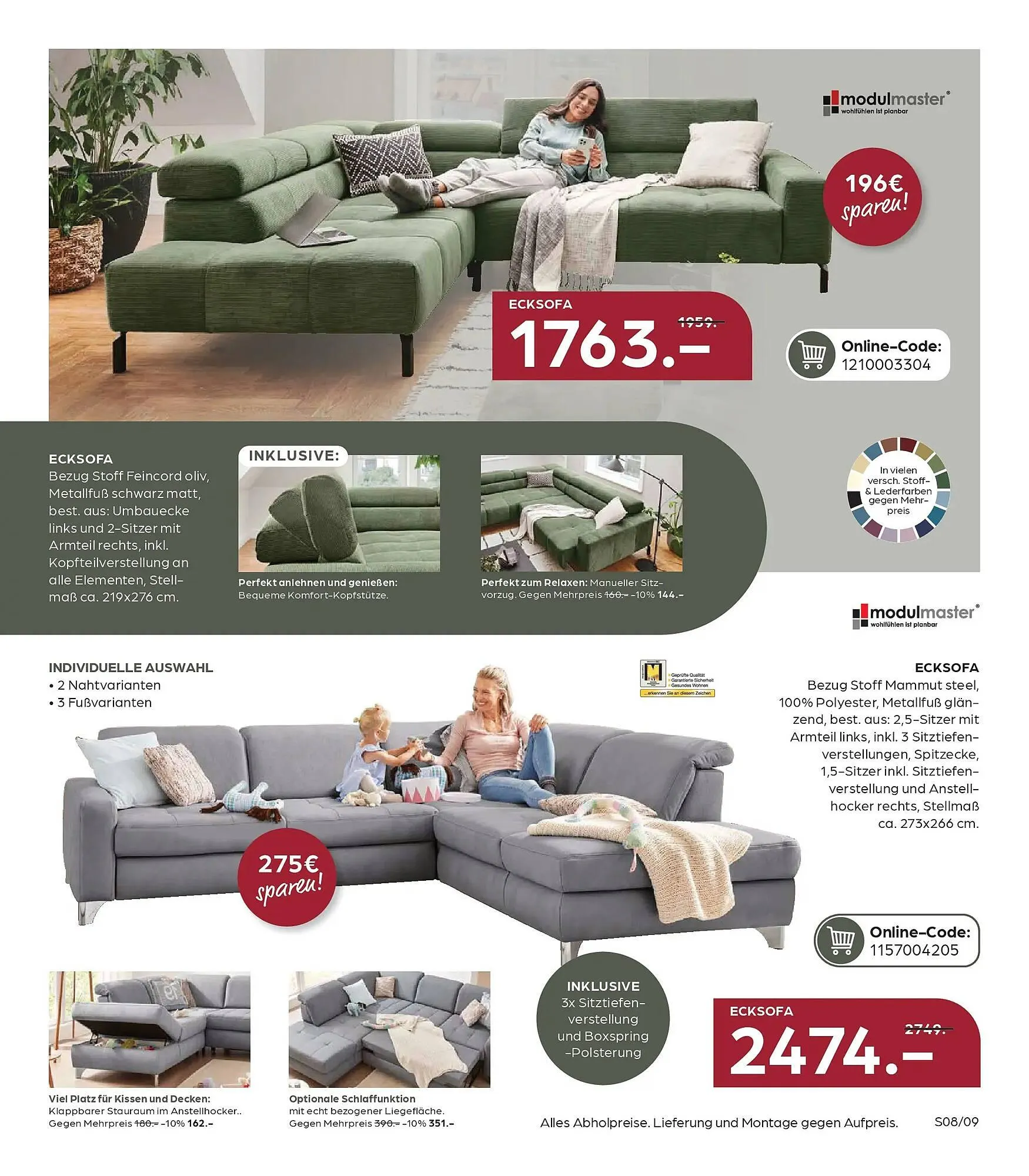 Möbel Buss Prospekt von 8. April bis 13. April 2026 - Prospekt seite 9