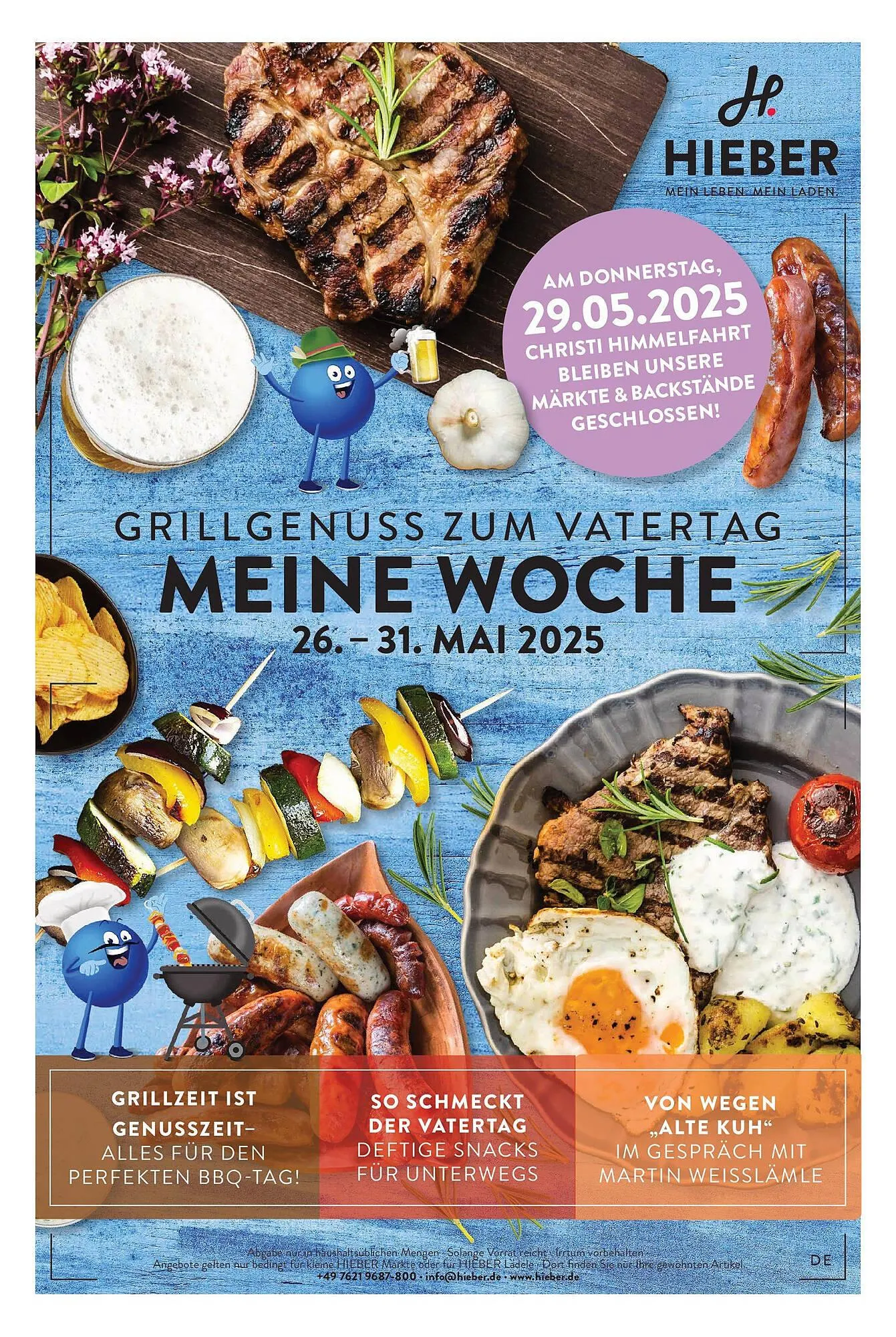 Hieber's Frische Center Prospekt von 25. Mai bis 31. Mai 2025 - Prospekt seite 1
