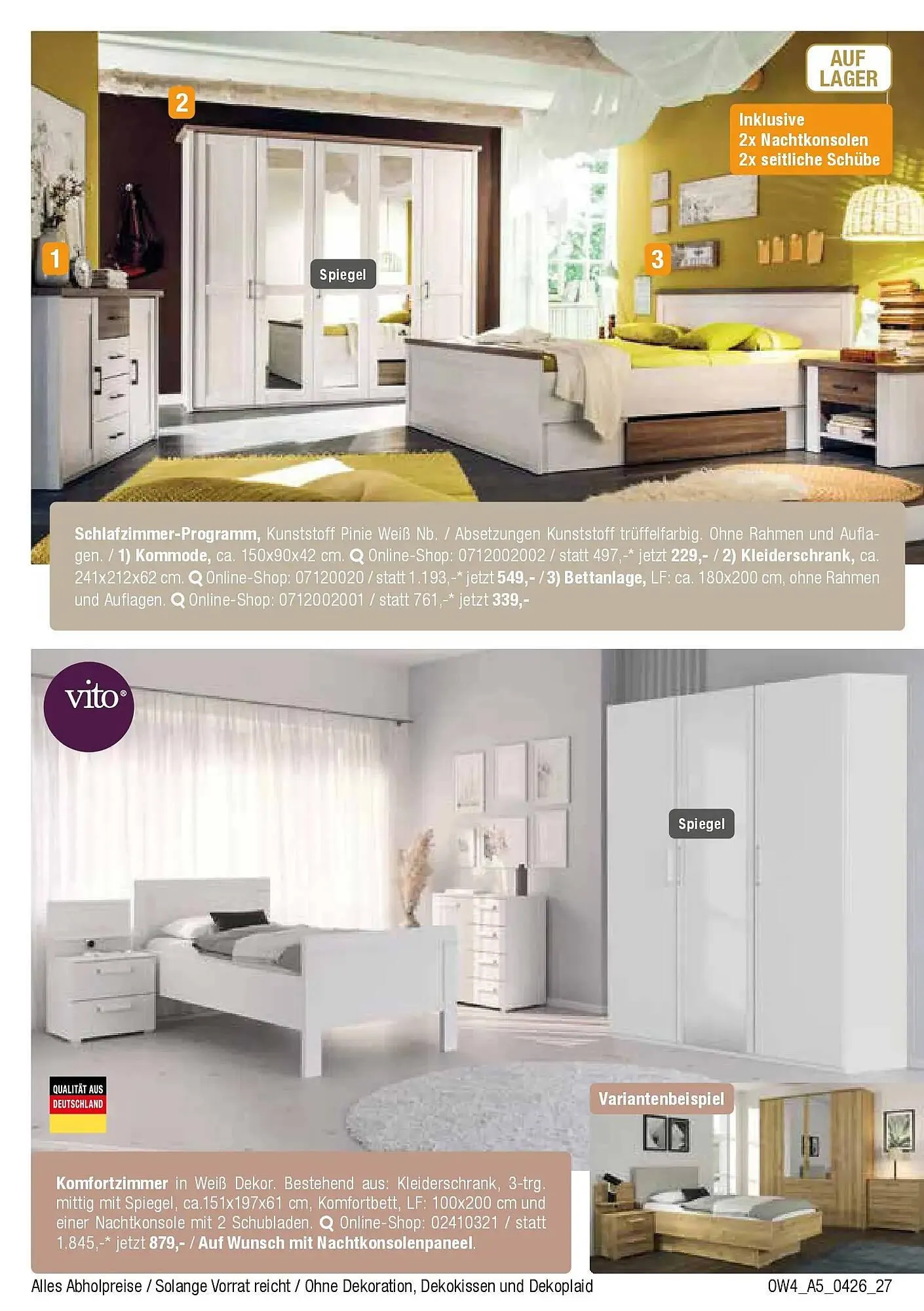 Opti Wohnwelt Prospekt von 1. April bis 18. April 2026 - Prospekt seite 27