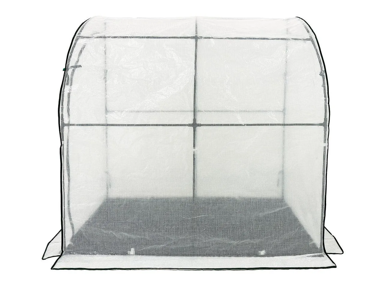 Ganzjahres-Gewächshaus mit isolierender Bodenmatte, ca. 200x100x200 cm – Transparent