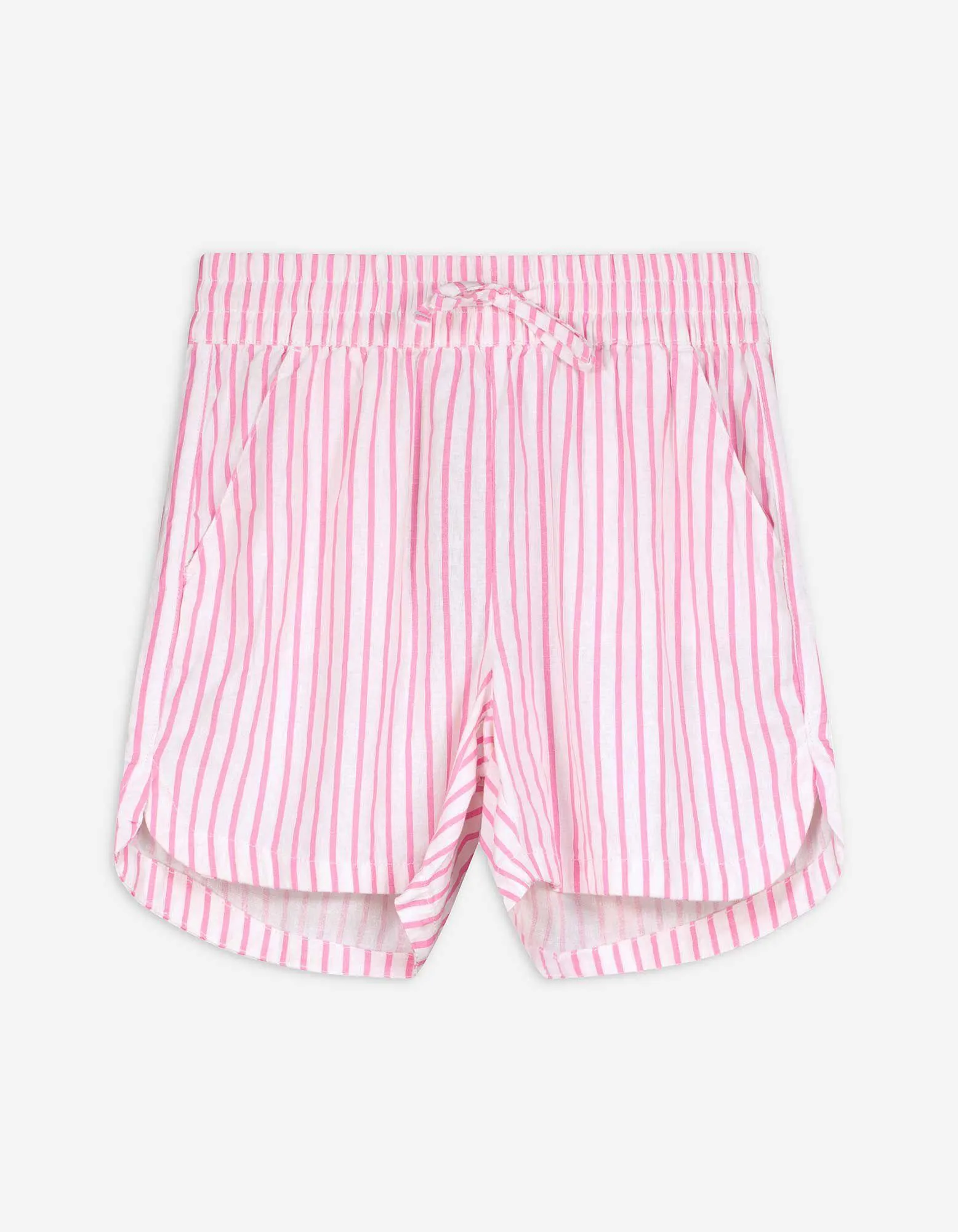 Shorts - Leinen-Mix - weiß