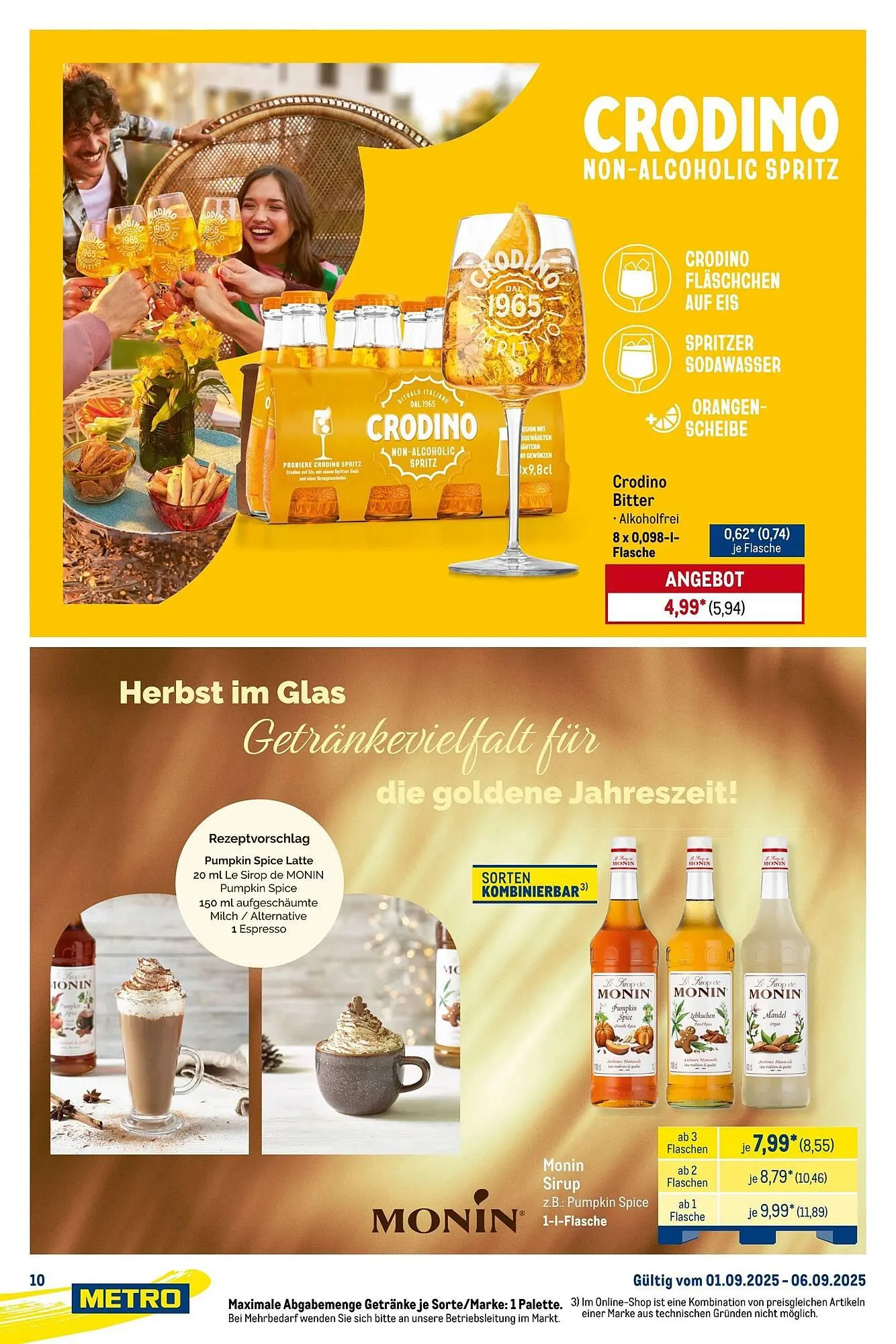 METRO Prospekt von 1. September bis 6. September 2025 - Prospekt seite 10