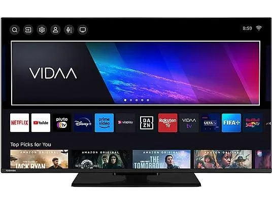TOSHIBA 40QV3F63DAZ QLED TV (Flat, 40 Zoll / 100 cm, Full-HD, SMART TV)