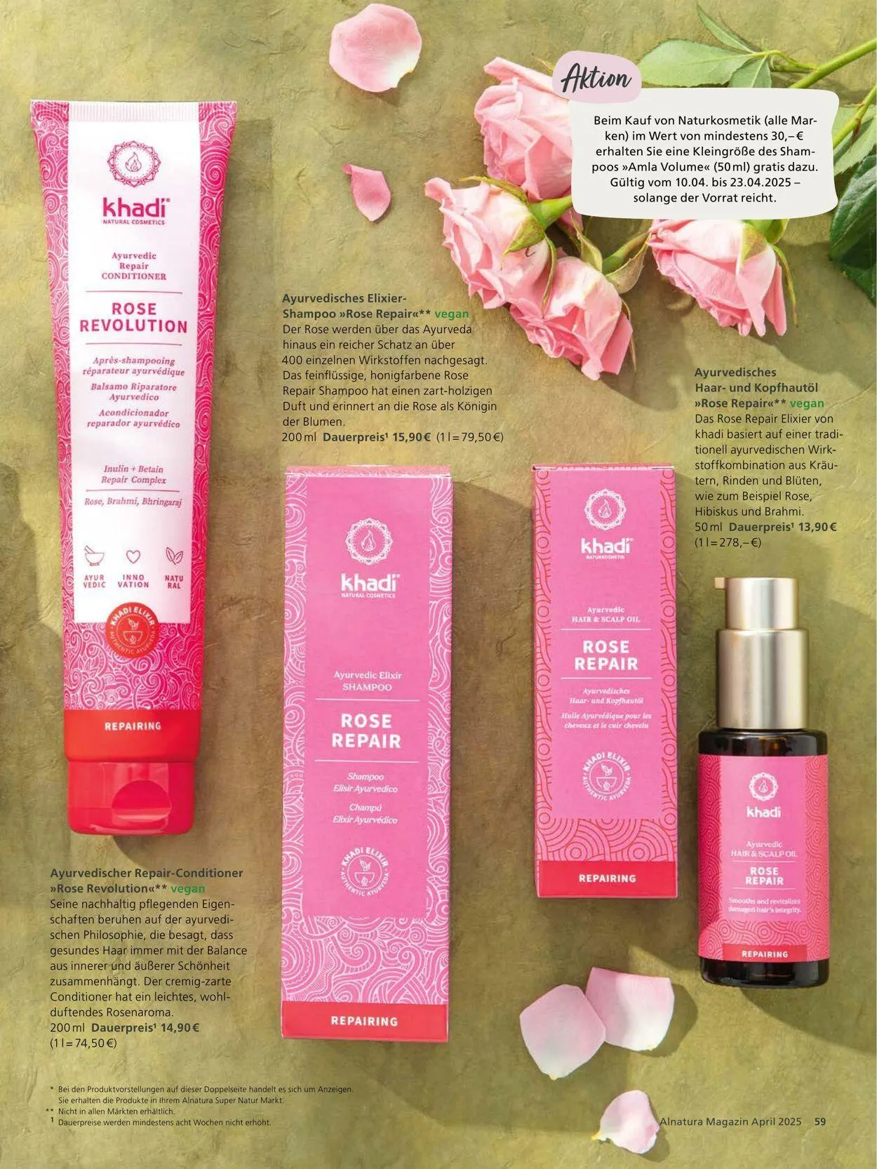 Alnatura von 1. April bis 30. April 2025 - Prospekt seite 59