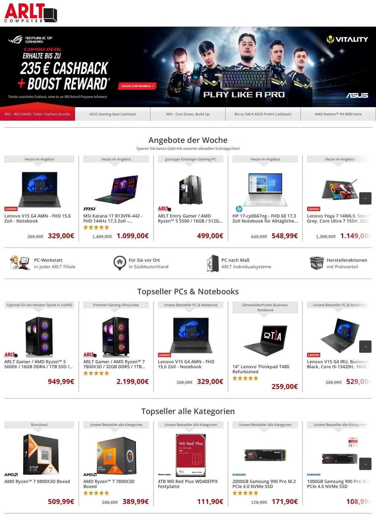 ARLT Computer Aktueller Prospekt - 1