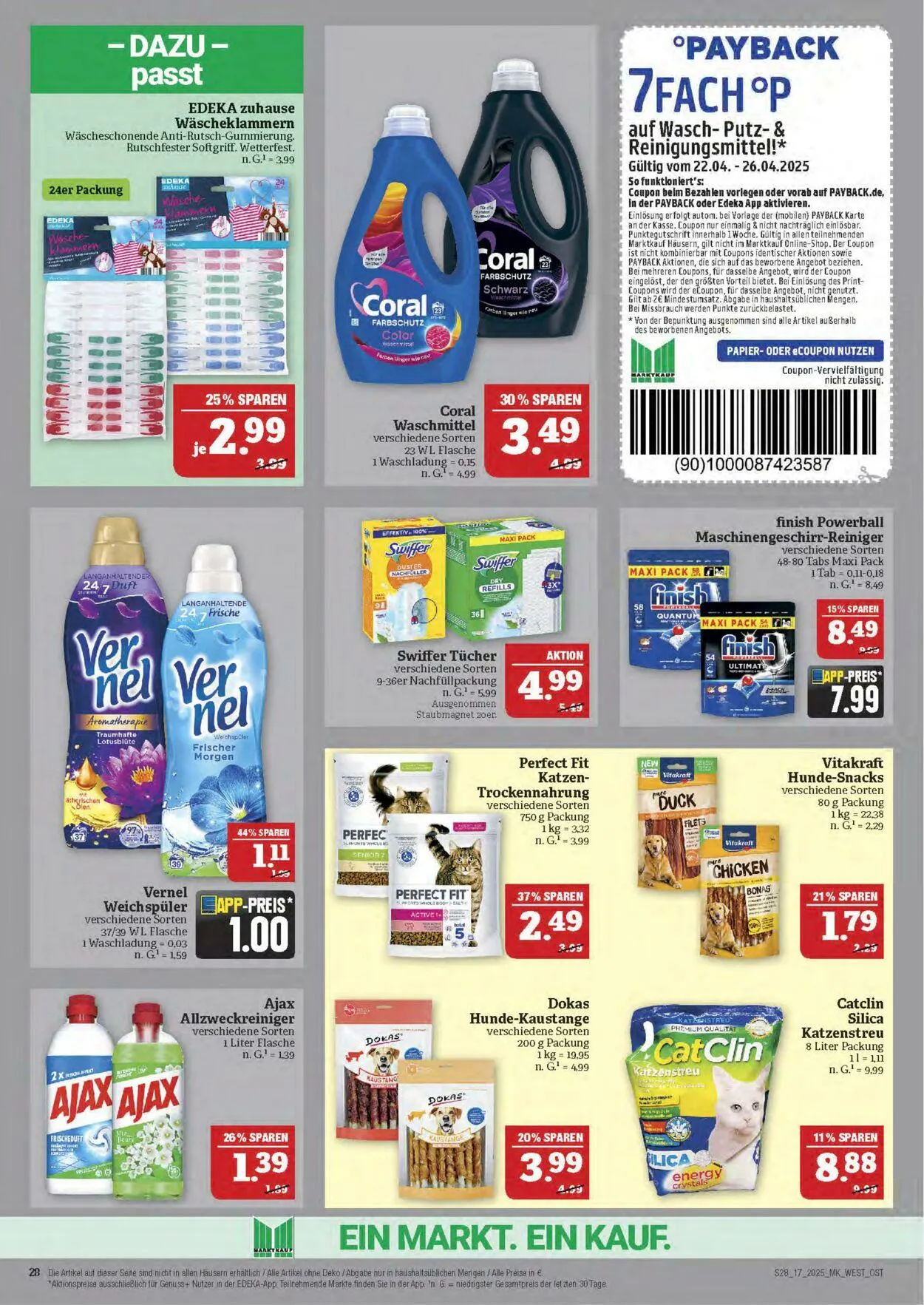 Marktkauf - Görlitz von 22. April bis 26. April 2025 - Prospekt seite 28