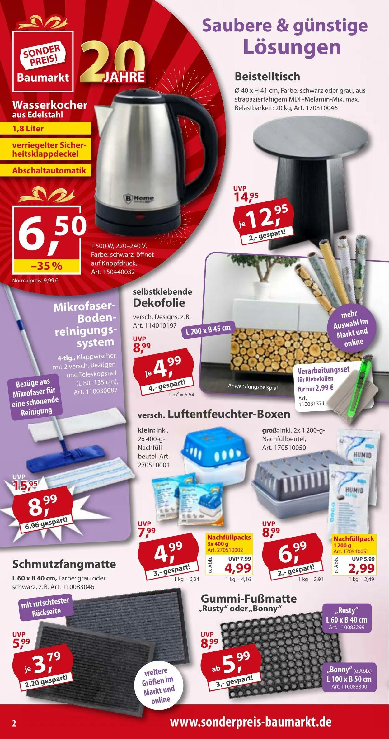 Sonderpreis Baumarkt Aktueller Prospekt von 22. November bis 6. Dezember 2025 - Prospekt seite 2