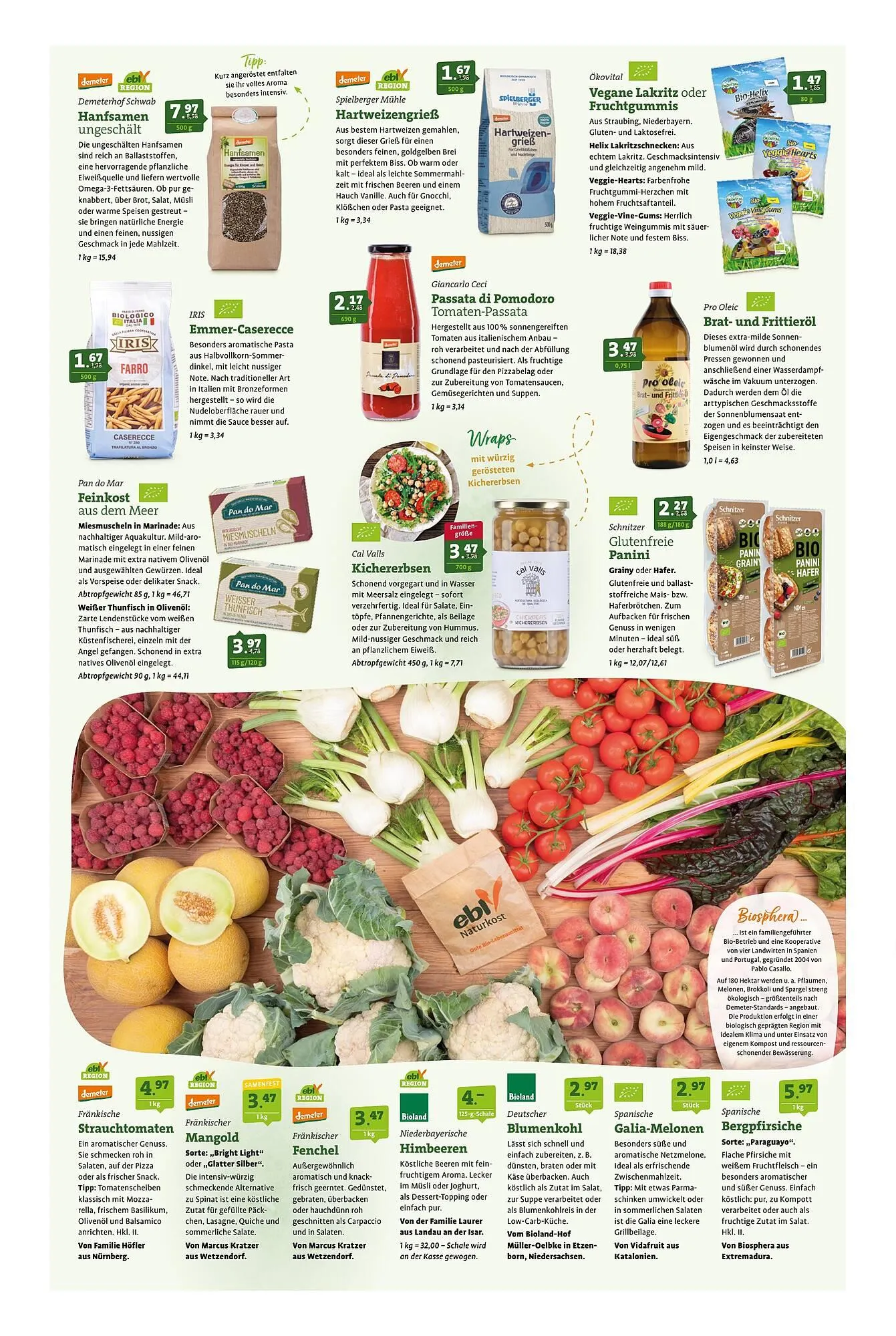 Ebl Naturkost Prospekt von 9. Juli bis 15. Juli 2025 - Prospekt seite 3