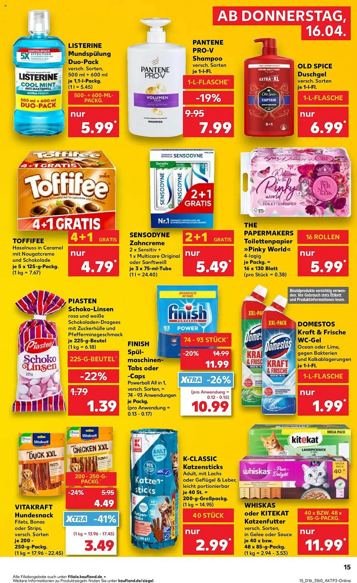Kaufland Prospekt von 16. April bis 22. April 2026 - Prospekt seite 15