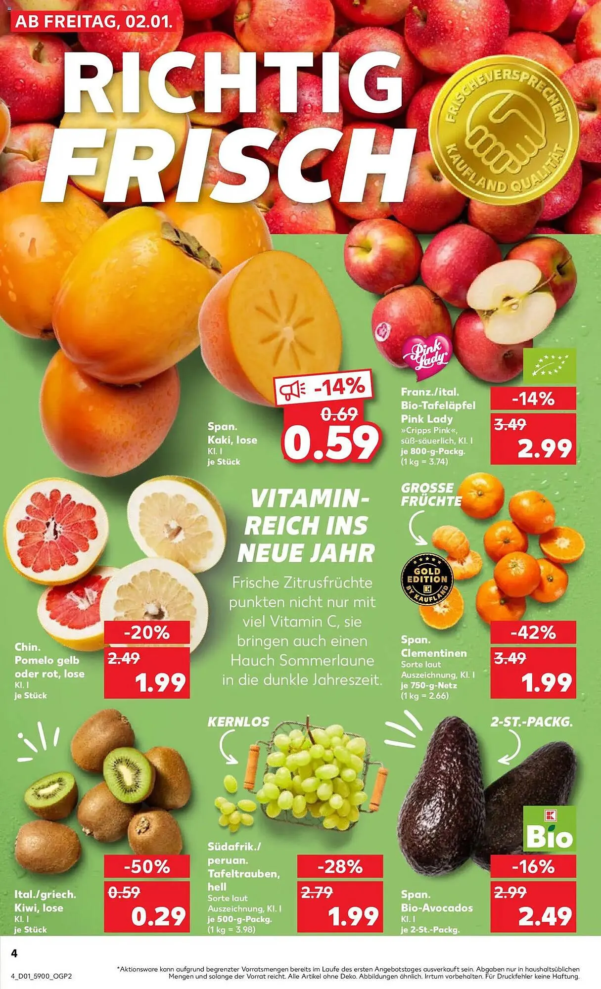 Kaufland Prospekt von 2. Januar bis 7. Januar 2026 - Prospekt seite 4