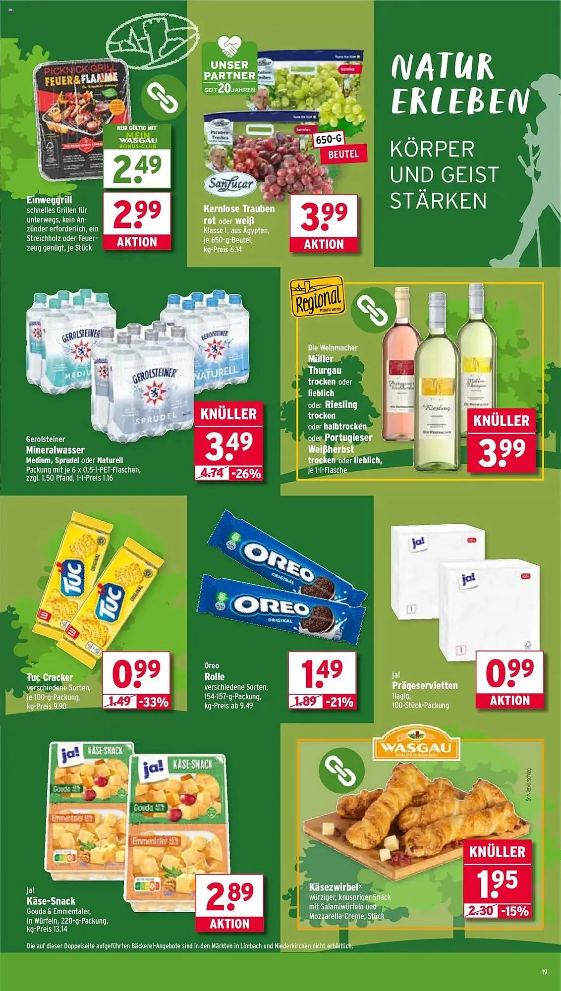 Wasgau Prospekt von 7. Juli bis 12. Juli 2025 - Prospekt seite 19