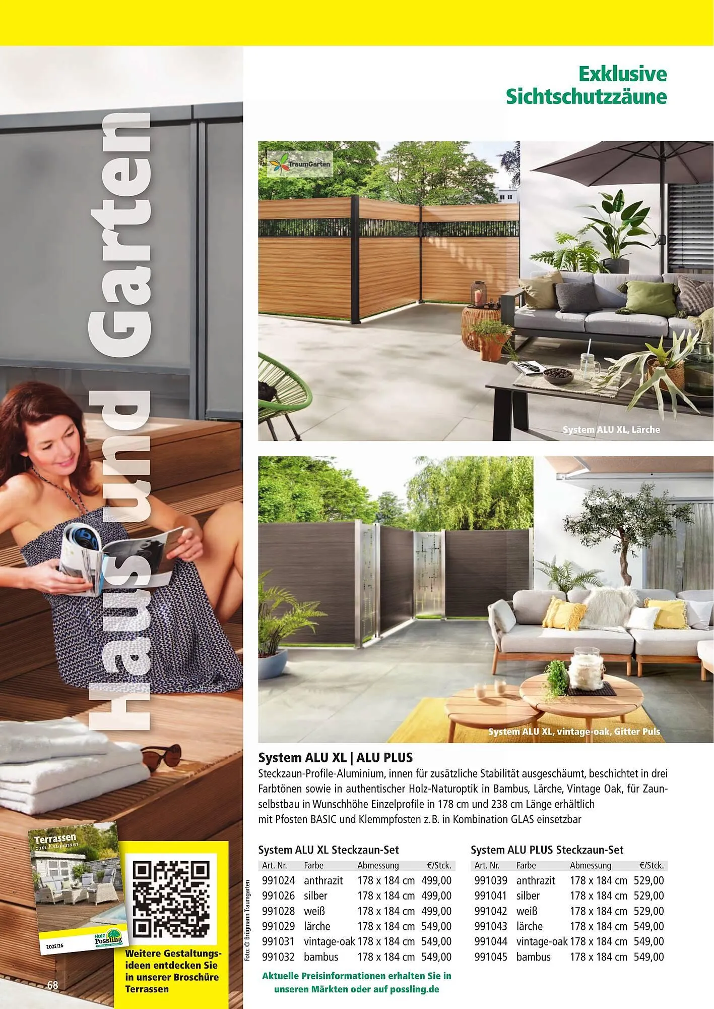 Holz Possling Prospekt von 1. April bis 31. Juli 2026 - Prospekt seite 68