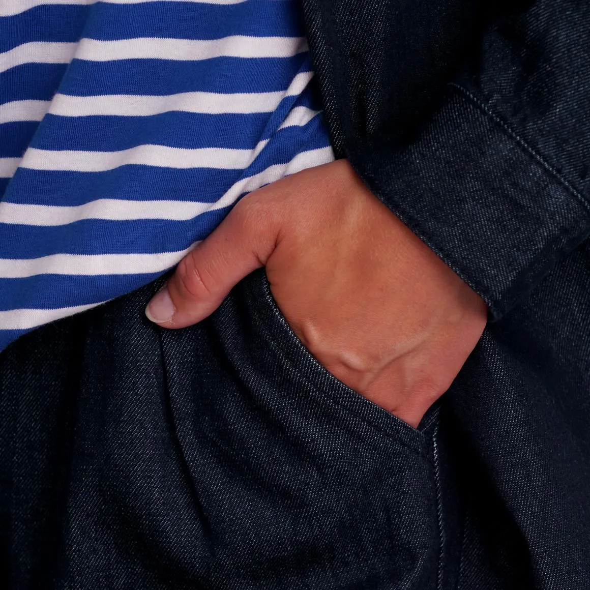 Damen Wide-Leg-Jeans aus Bio-Baumwolle